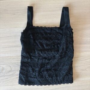 Elegant Black Lace Dana Buchman Camisole